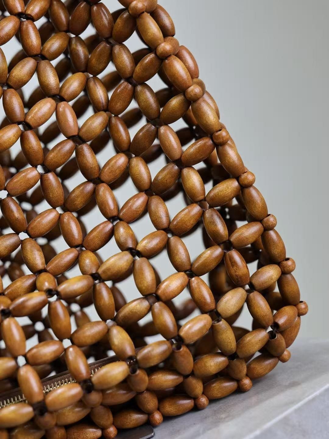 Sa1nt Lau*nt LE 5 À 7 large in wood beads