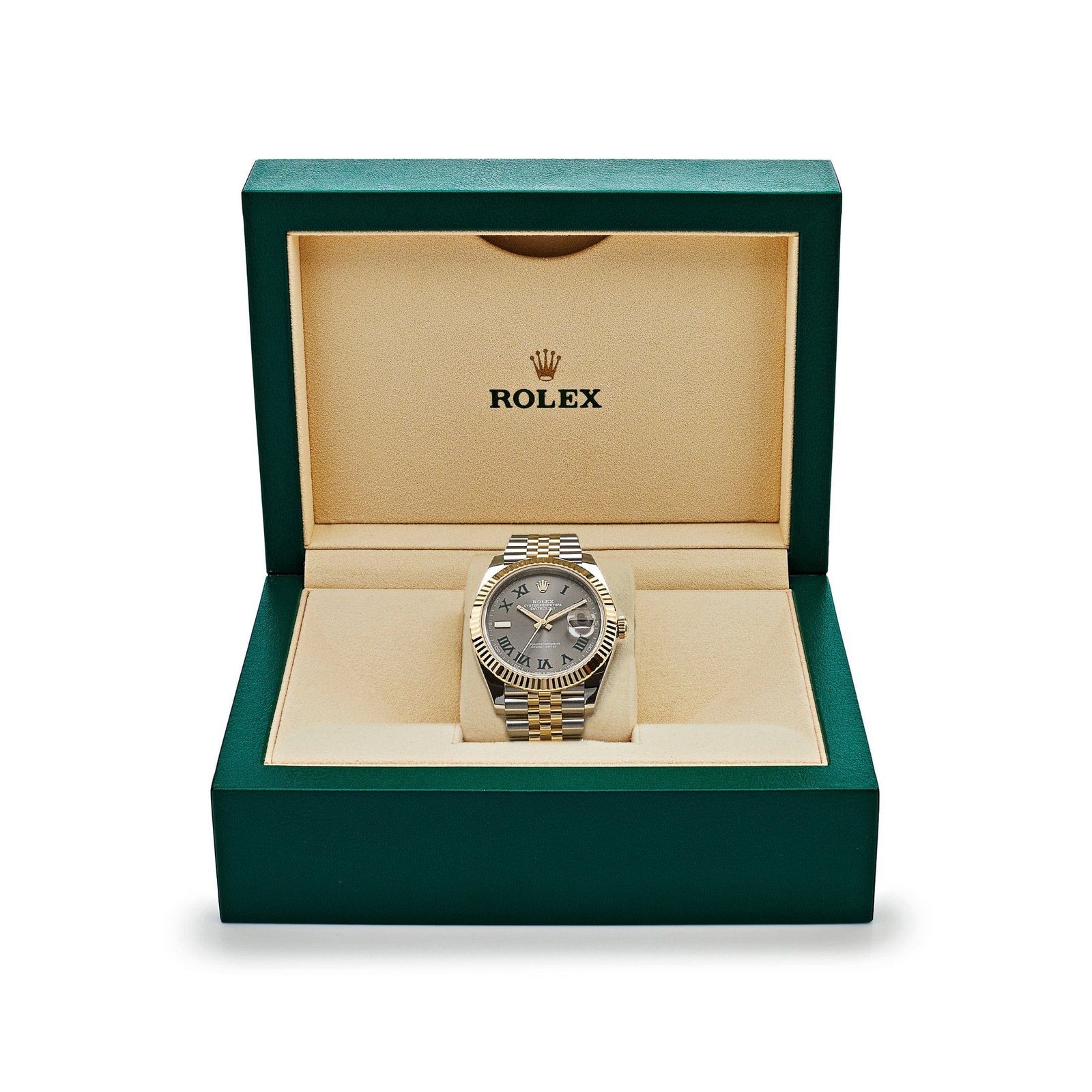 R01ex Datejust 41 126333 ‘Wimbledon’ Yellow Gold Stainless Steel Slate Jubilee (2025)