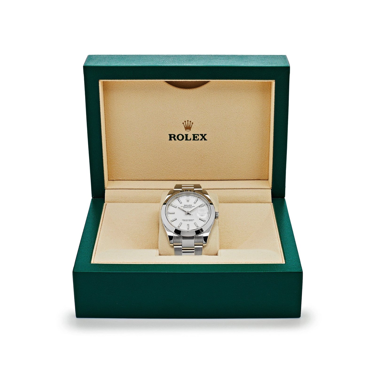R01ex Datejust 41 126300 Stainless Steel White Dial Oyster